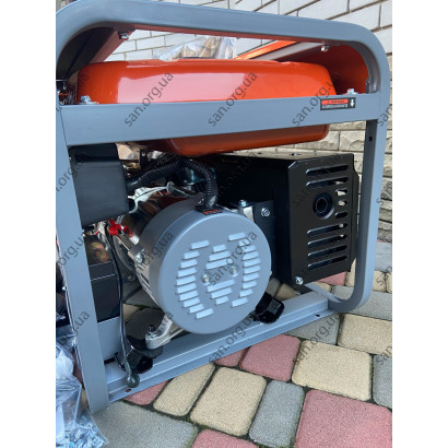 Бензо-газовий однофазний генератор 6.0 кВт/6.5 кВт HOLLSTER HHGE 6500EG з електростартером